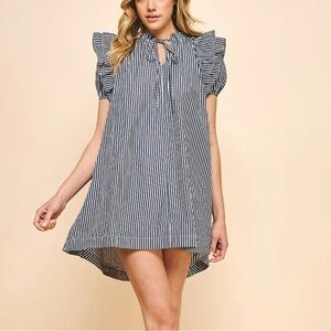 Nikki stripe tunic mini Pinch dress . In great used condition